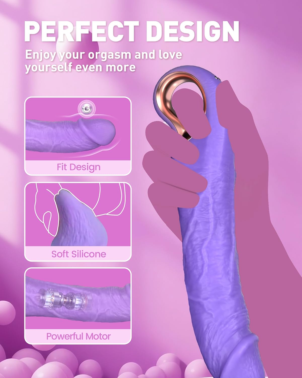 Vibrator Thrusting Dildo - DarazCentar.Pk
