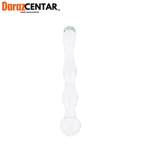 Lucent Rippled Glass Massager Sex Toy - DarazCentar.pK
