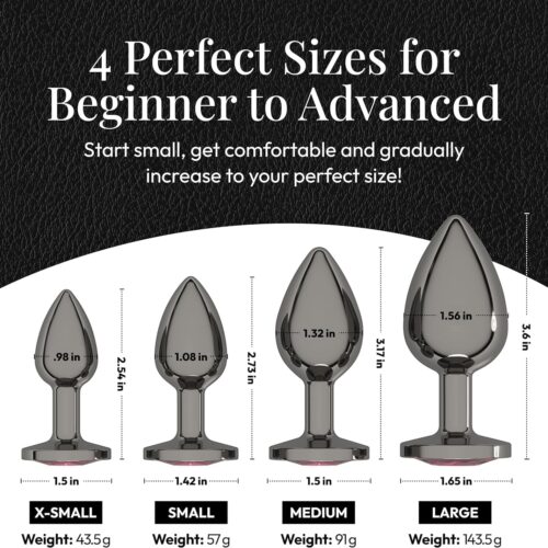 Butt Plug Beginner 4 Piece Set - DaraCentar.Pk