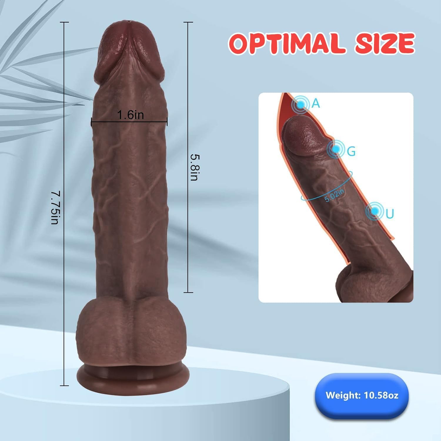 Sex Toys Dildo Realistic Silicone Dildo - darazcentar.pk
