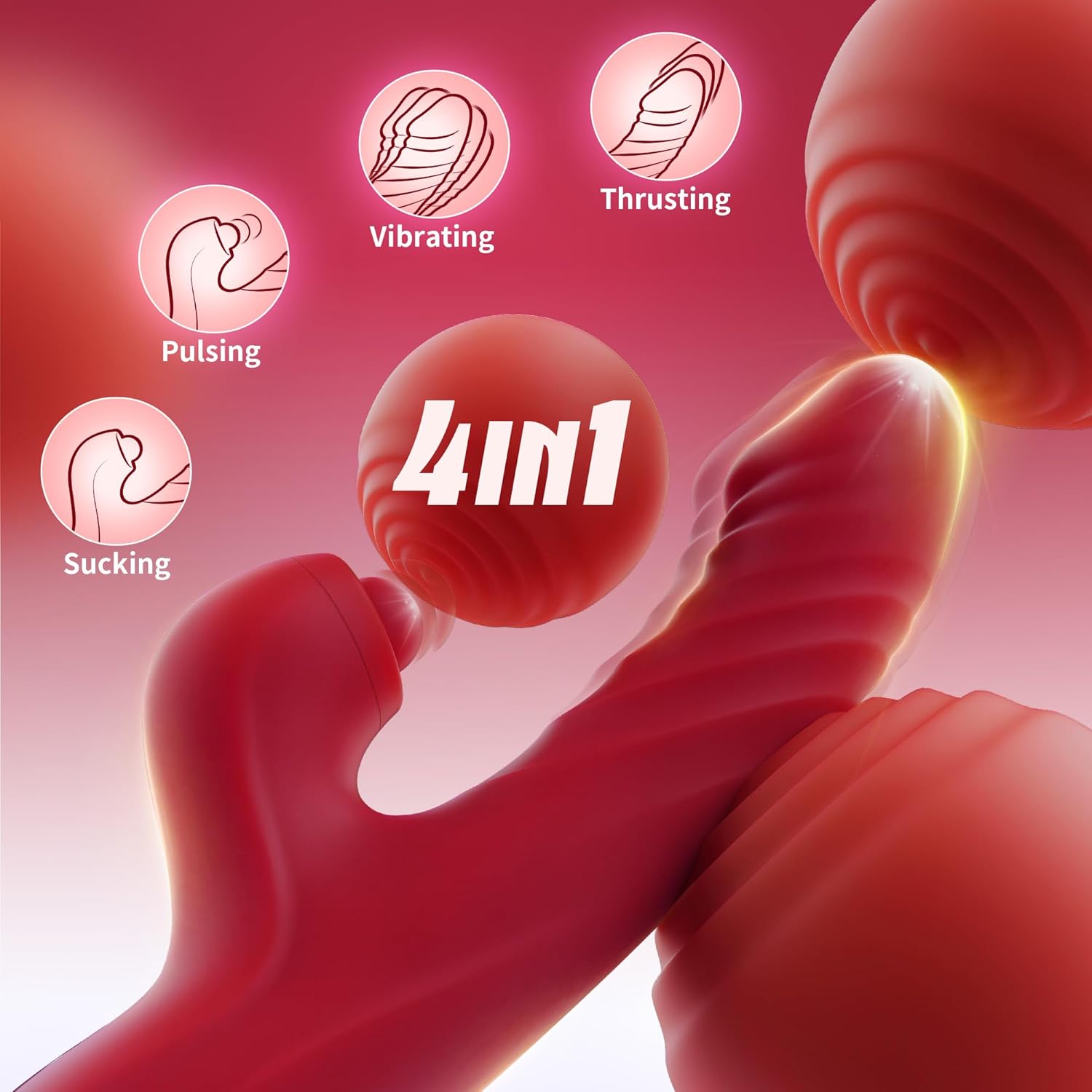 Vibrator Thrusting Dildo for Women - darazcentar.pk