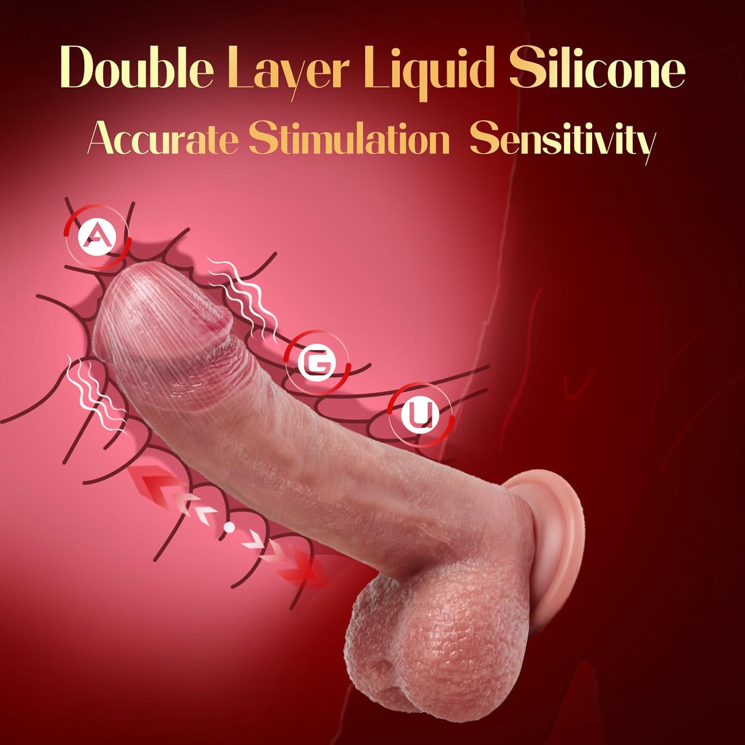 Thrusting Dildo Realistic Vibrator - DarazCentar.Pk