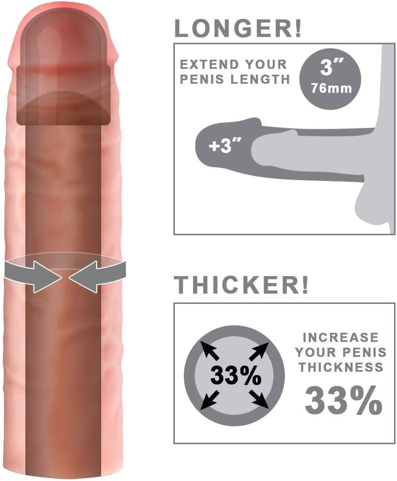 Reusable Penis Sleeve Extender - Order Now At DarazCentar.Pk
